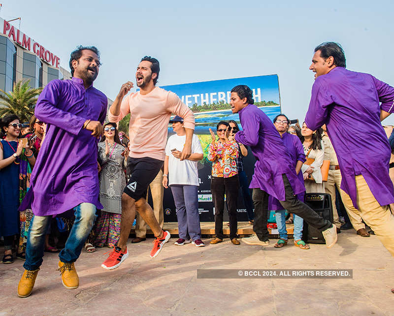 Varun Dhawan attends 'Save The Beach' event