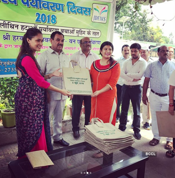 ​Anukriti Gusain supports pollution free campaign in Uttarakhand​