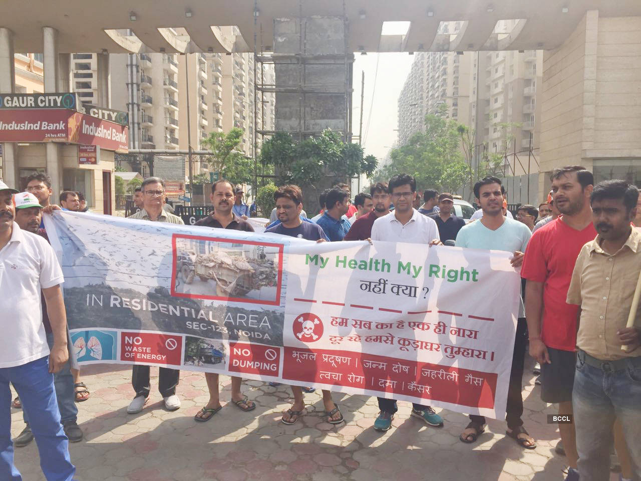 Noida residents intensify protest against dumping yard in Sector 123