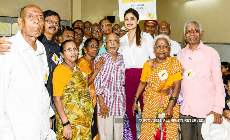 Shamita Shetty supports 'Stop Elderly Abuse' campaign