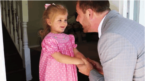Fathers day cute Gif with daughter