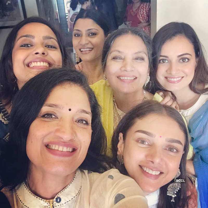 Inside pictures of Shabana Azmi and Javed Akhtar's starry Eid party