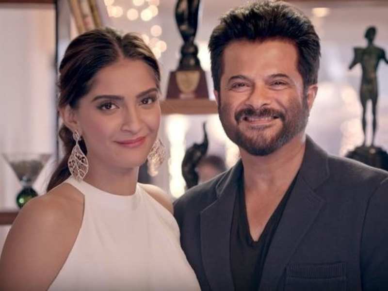 Anil Kapoor and Sonam