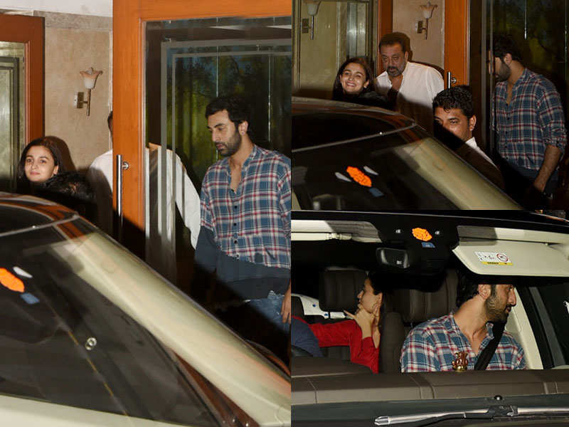 For A Dinner Date With Girlfriend Alia Bhatt, Ranbir Kapoor Looks