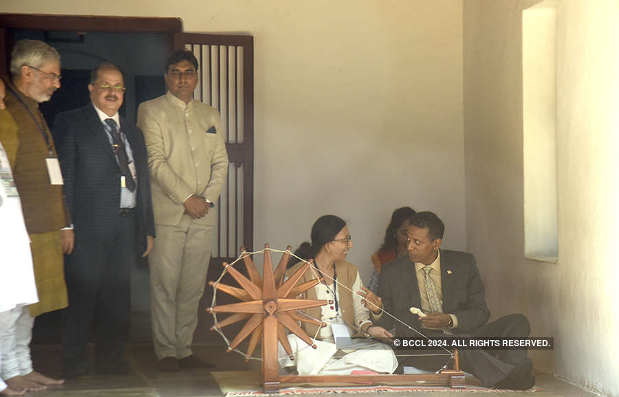 Seychelles President Danny Faure visits Sabarmati Ashram