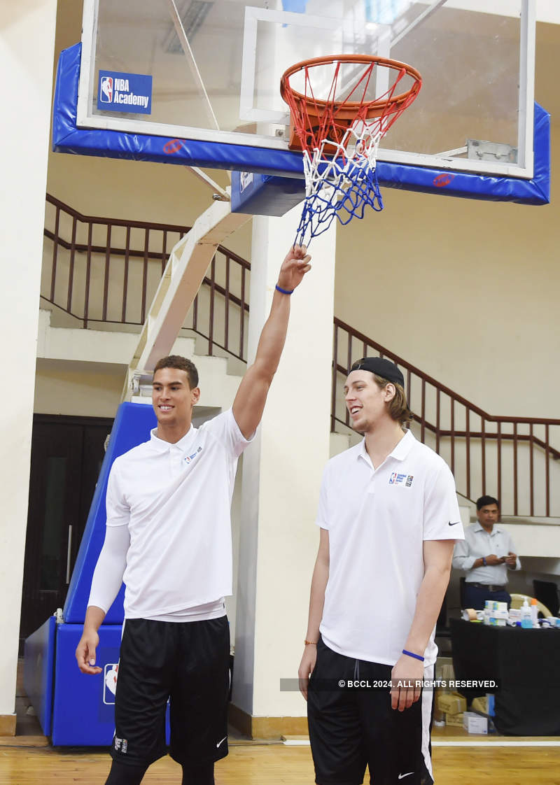 NBA players attend Basketball Without Borders Asia camp