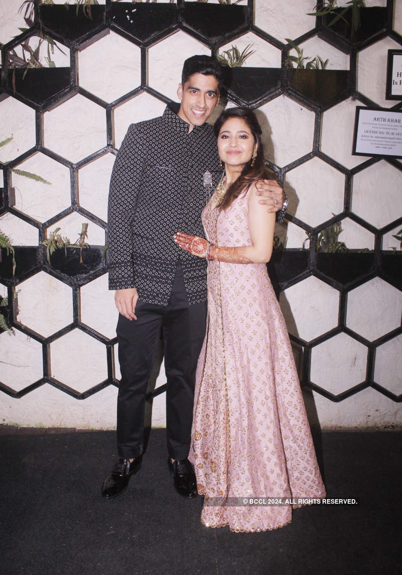 Chaitanya Sharma And Shweta Tripathi's Pre-wedding Party Photogallery ...