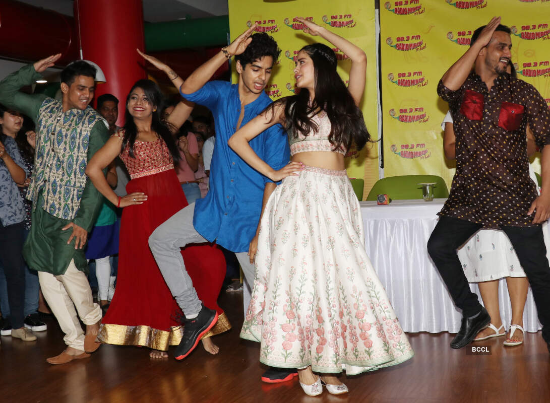 Janhvi Kapoor and Ishaan Khatter launched song Zingaat from 'Dhadak'
