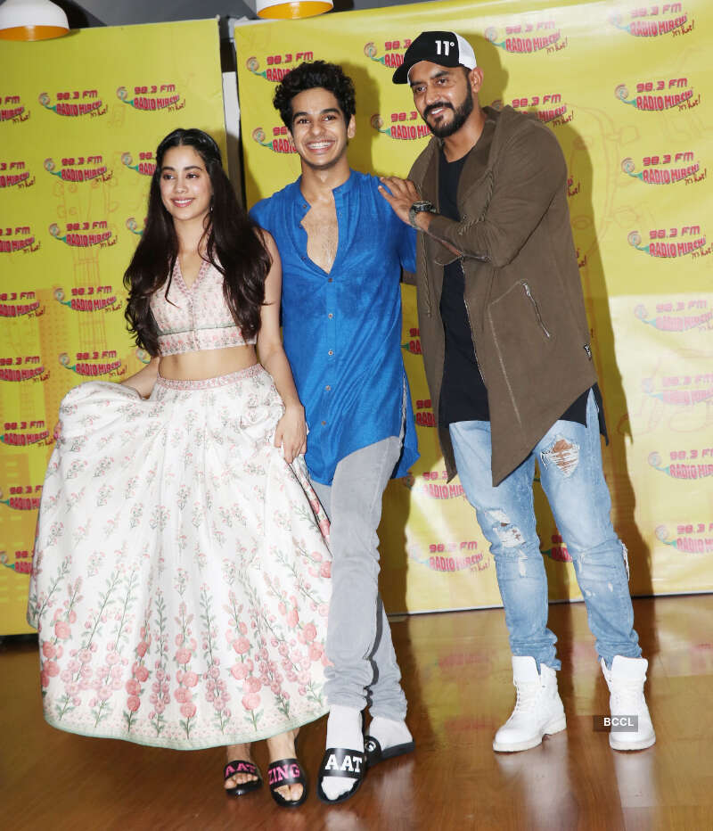 Janhvi Kapoor and Ishaan Khatter launched song Zingaat from 'Dhadak'