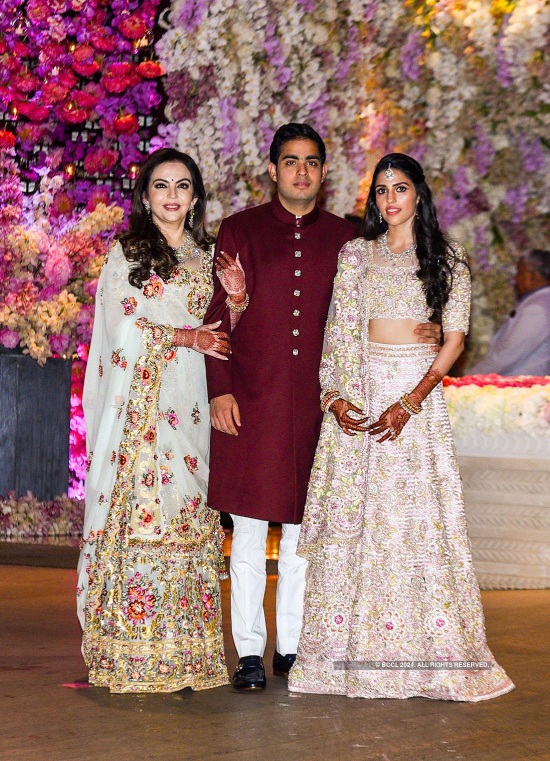 Best photos of Akash Ambani and Shloka Mehta's engagement celebrations