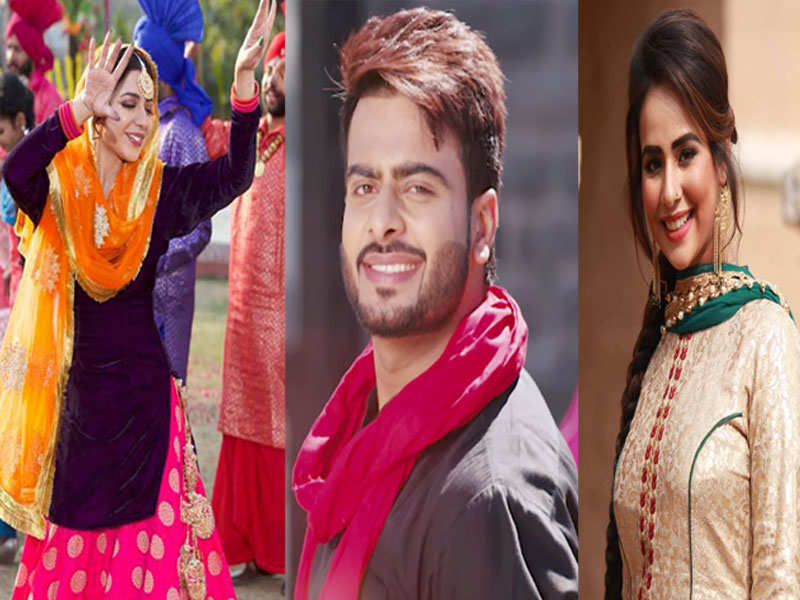 Punjabi Singers And Their Beautiful Wives - Chacha Sinri