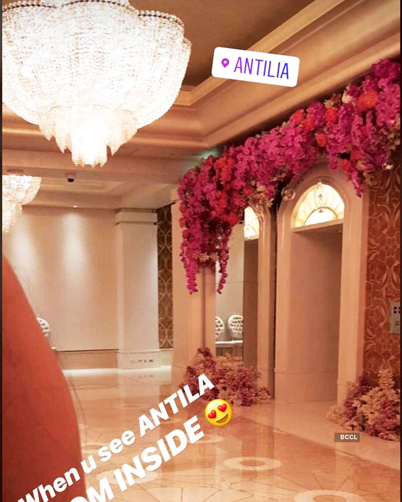 Inside pictures from Shloka Mehta and Akash Ambani's starry engagement ceremony