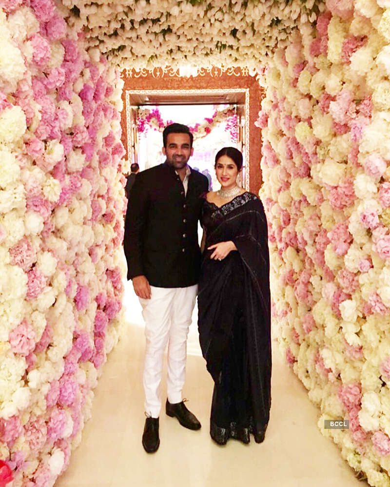 Inside pictures from Shloka Mehta and Akash Ambani's starry engagement ceremony