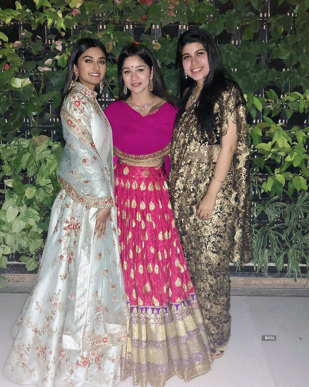 Inside pictures from Shloka Mehta and Akash Ambani's starry engagement ceremony