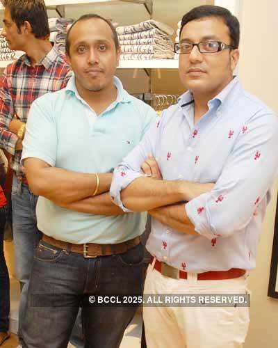 Rohit Singh and Manish Saksena at the launch of Tommy Hilfiger's new ...