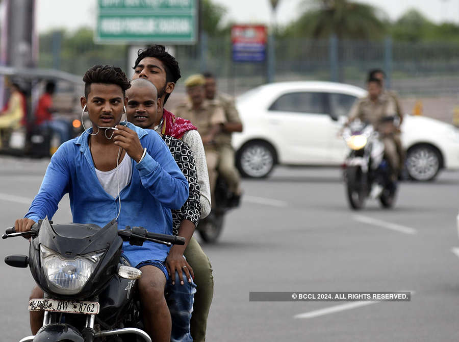 When police broke traffic rules in UP