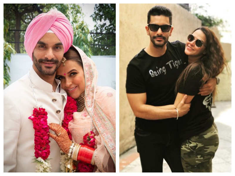 Neha Dhupia and Angad Bedi