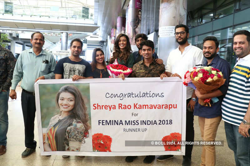 Femina ​Miss India 2018: Shreya Rao Kamavaparu Homecoming
