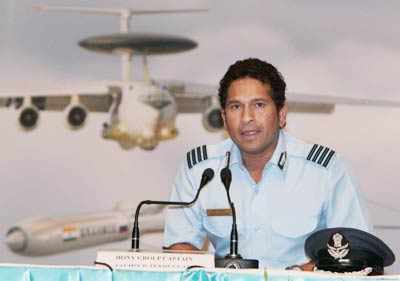 Group Captain Sachin Tendulkar 