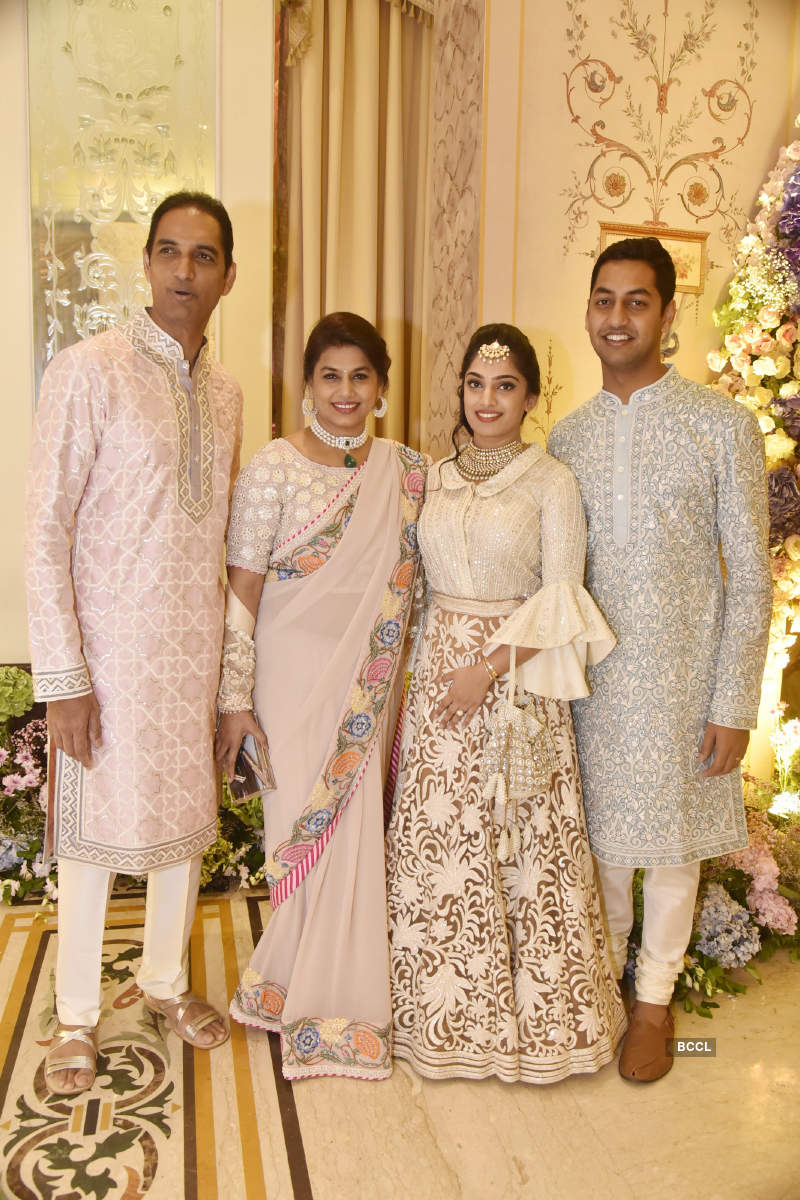 Shriya Bhupal And Anindith Reddy Look Great Together During Their Sangeet Ceremony In Hyderabad