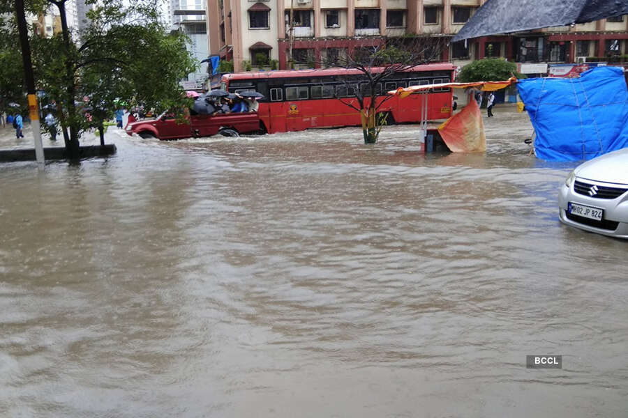 Heavy rain disrupts normal life in Mumbai