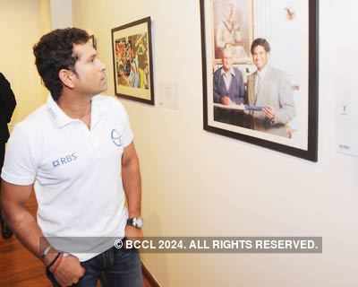 Launch: Sachin's photo exhibition