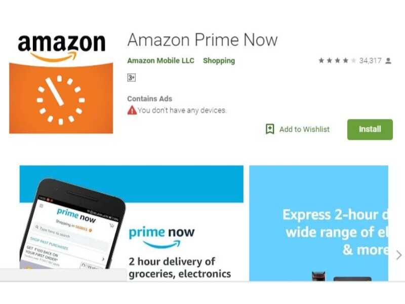 Download Prime Now app
