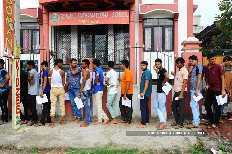 Nearly 15 lakh candidates appear for constable recruitment exam