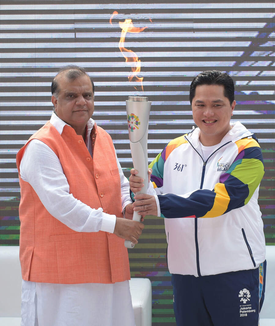 Torch relay for Asian Games 2018 begins in New Delhi