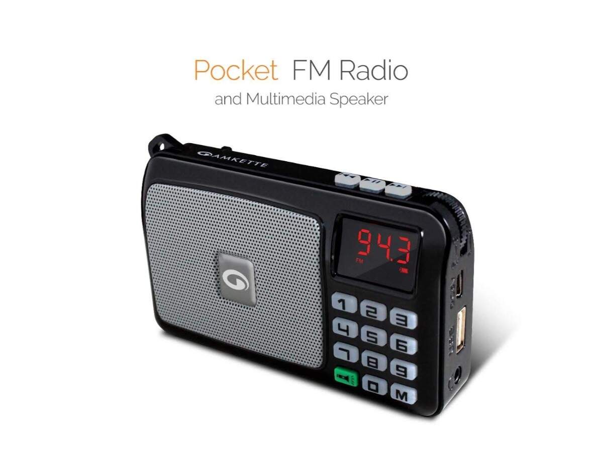 amkette pocket portable multimedia speaker