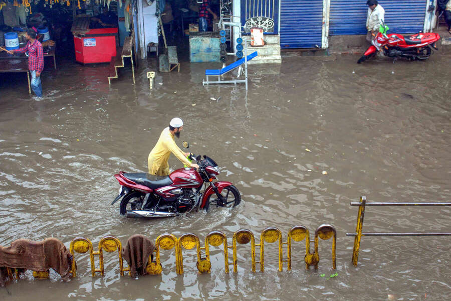 Incessant rains create flood-like situation in several parts of India