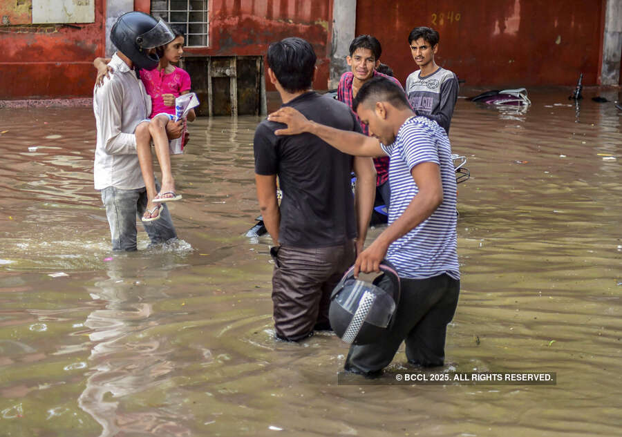Incessant rains create flood-like situation in several parts of India