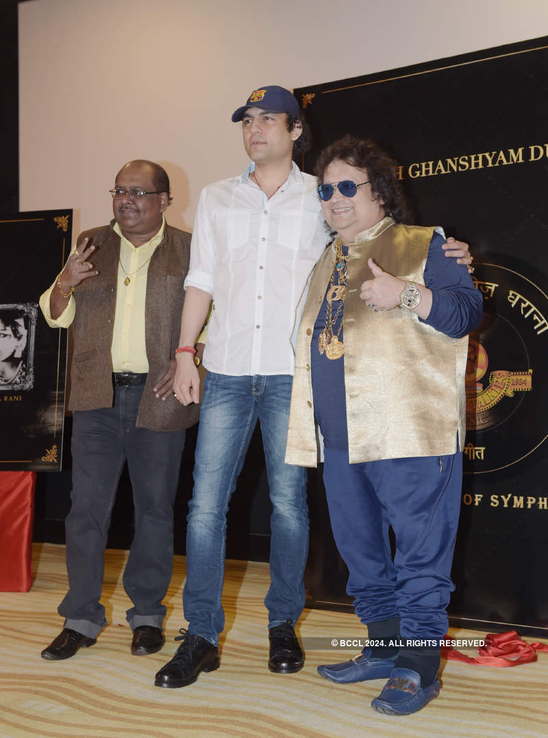Bappi Lahiri attends the launch of Bombay Talkies
