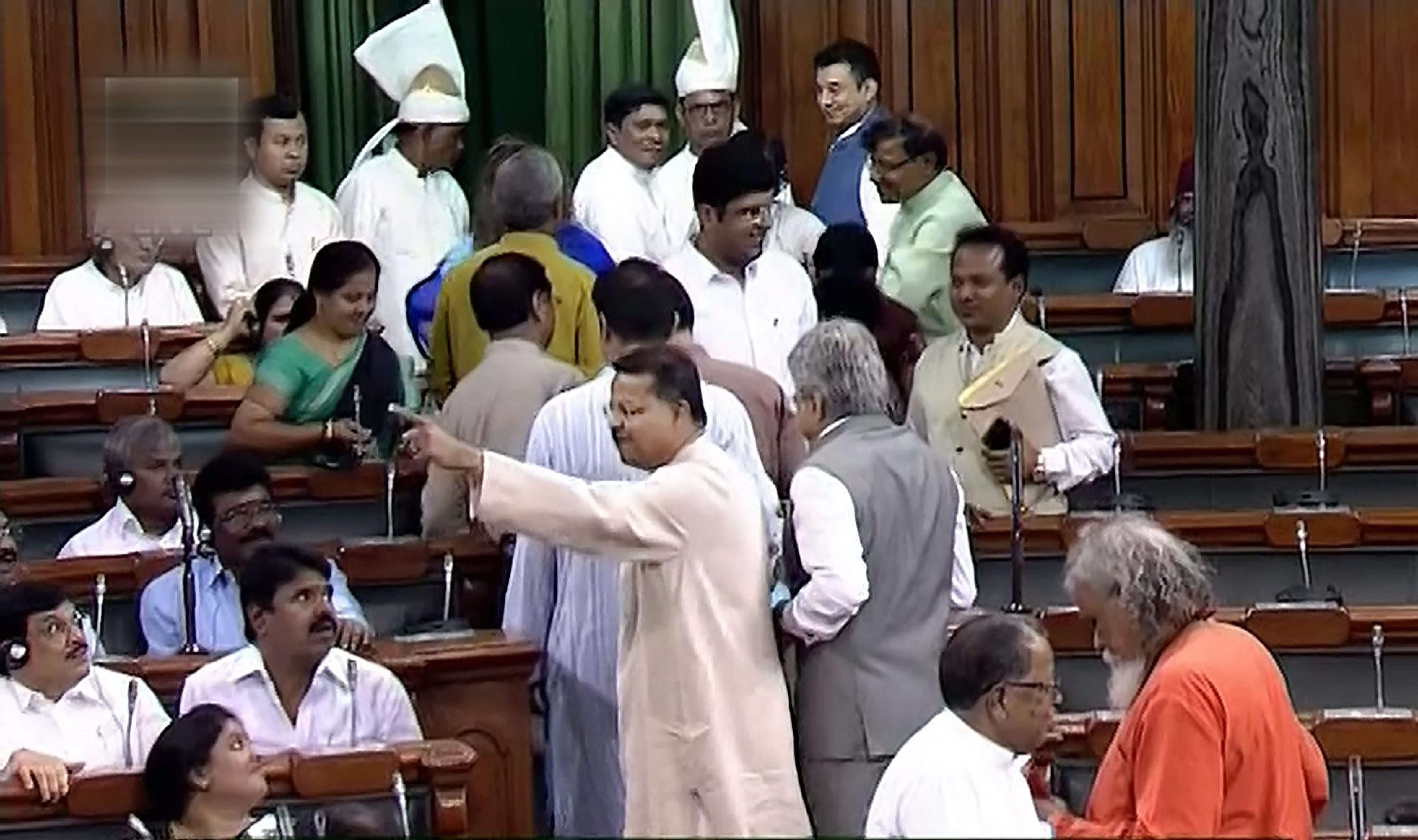Hugging & Winking: Rahul Gandhi creates history in Lok Sabha