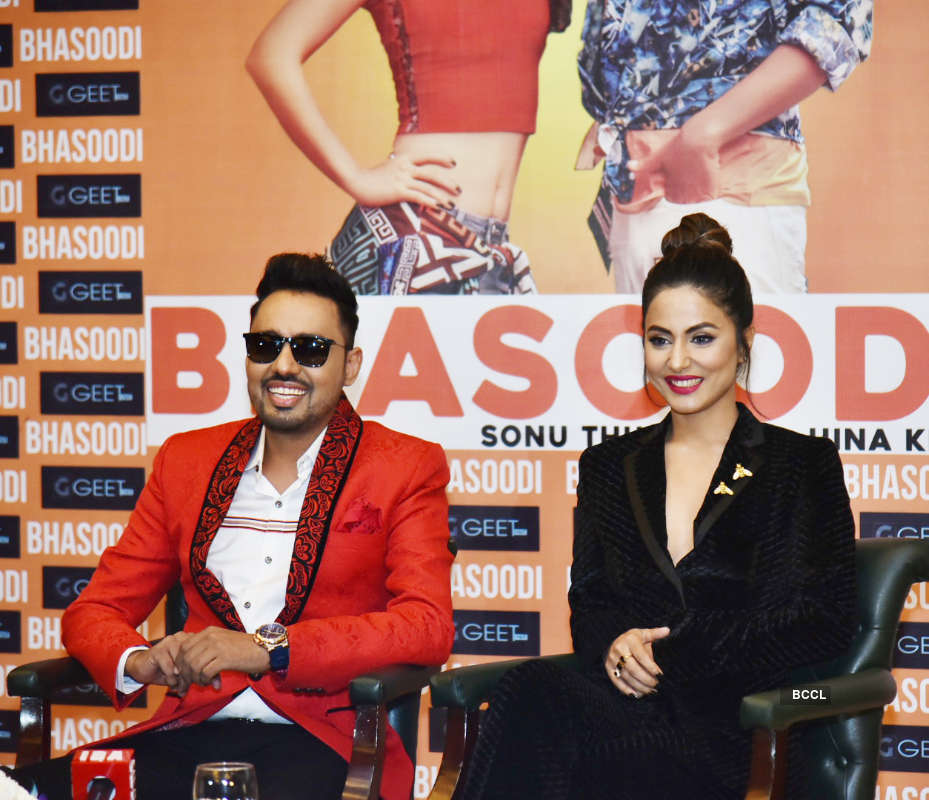 Hina Khan graces the launch of song 'Bhasoodi'