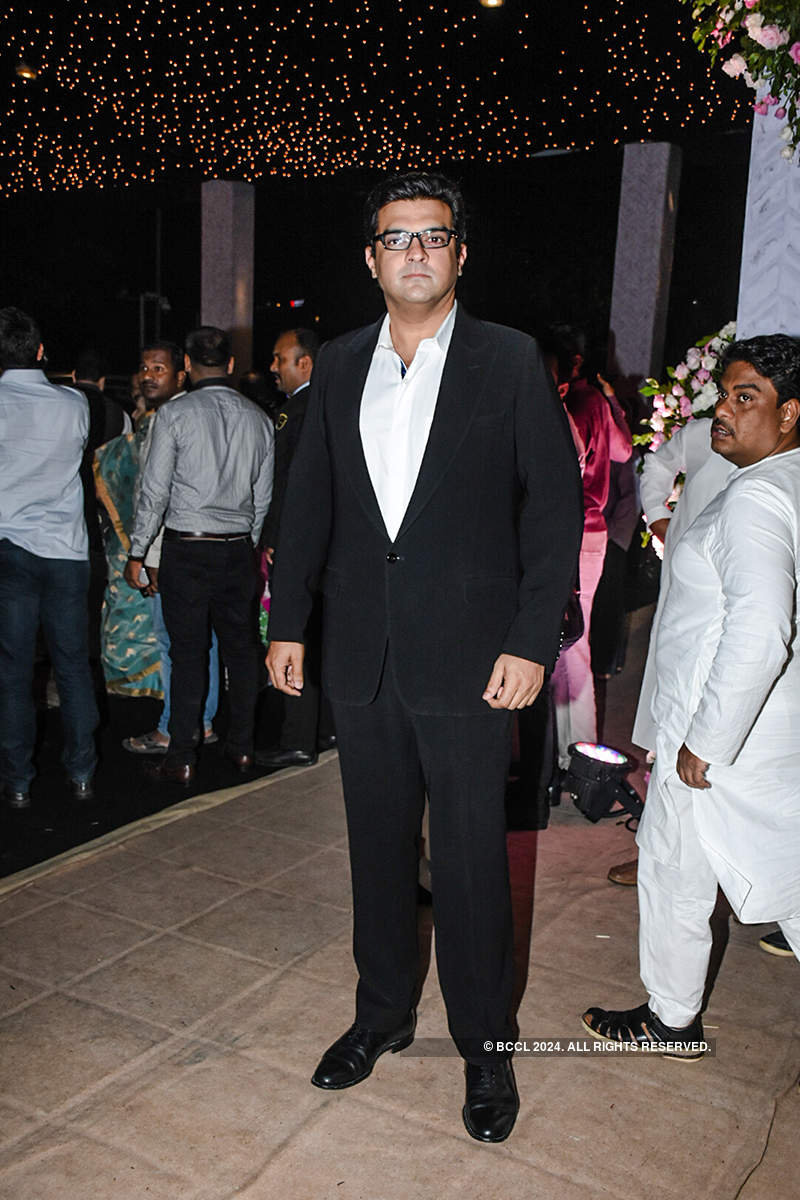 Rudra Pratap Singh with his wife and daughter attends Poorna Patel and ...