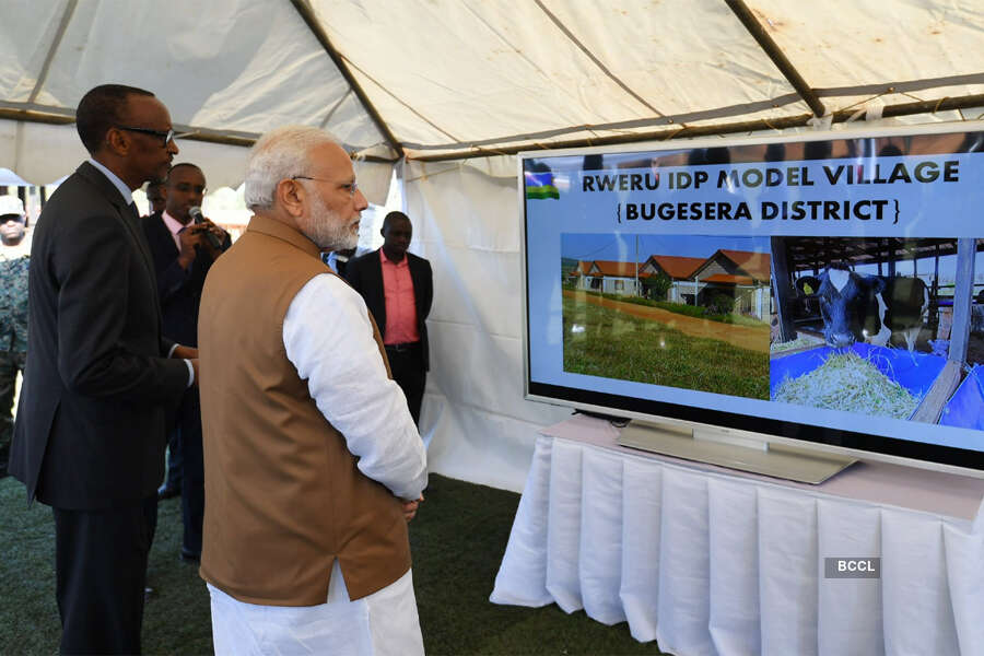 PM Modi donates 200 cows to Rwanda village
