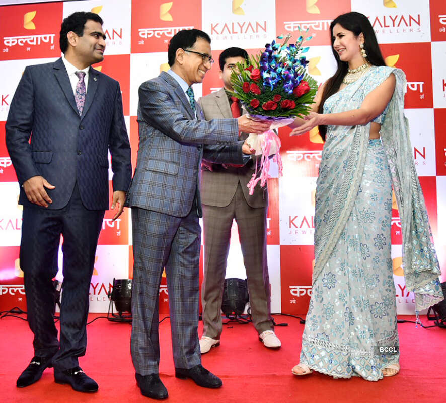 T. S. Kalyanaraman and Katrina Kaif 