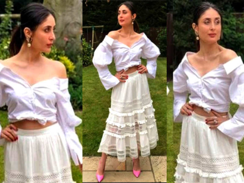 Kareena Kapoor Khan looks radiant in this all-white attire