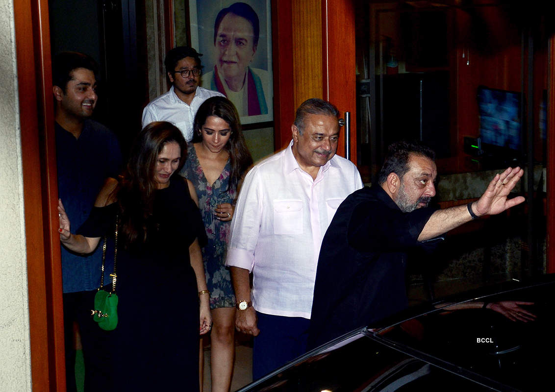 Bollywood celebrities attend Sanjay Dutt’s birthday party