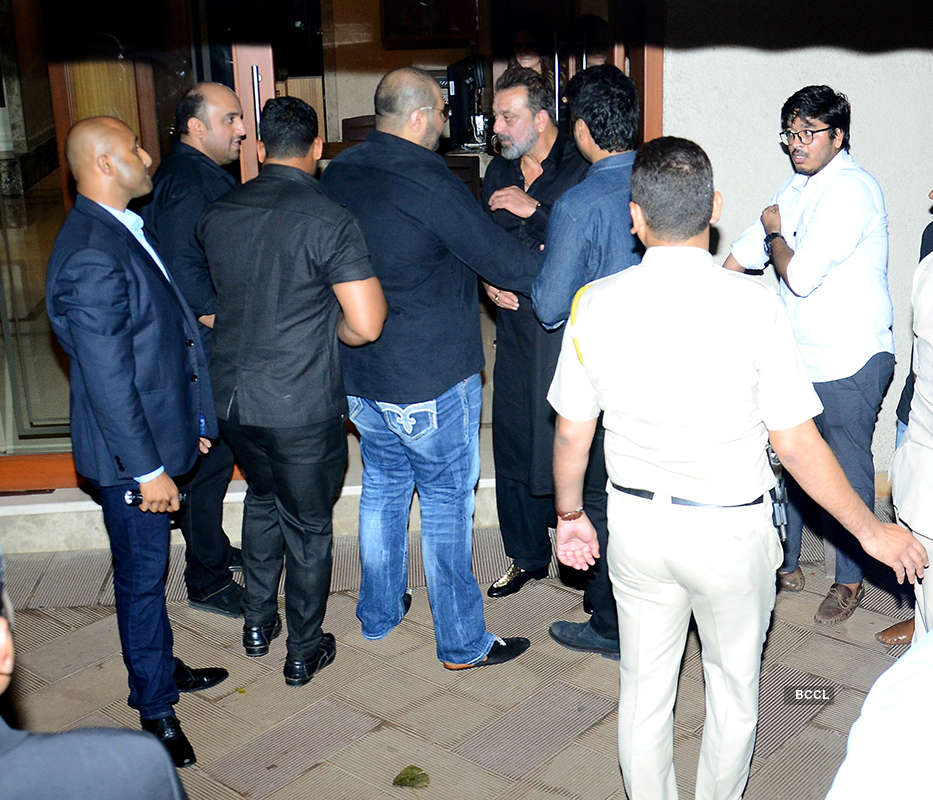 Bollywood celebrities attend Sanjay Dutt’s birthday party