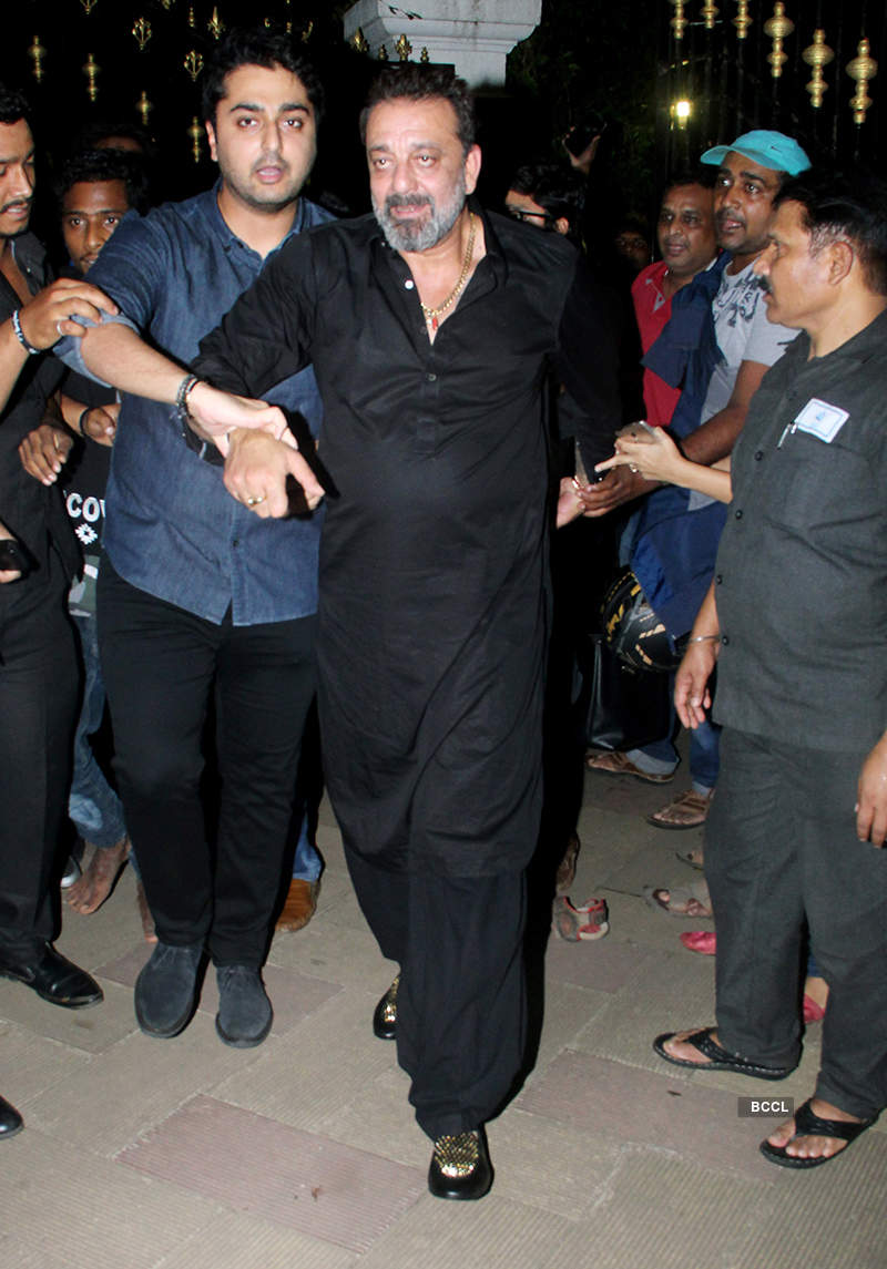 Bollywood celebrities attend Sanjay Dutt’s birthday party