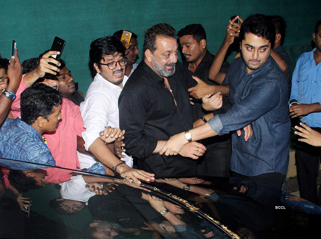 Bollywood celebrities attend Sanjay Dutt’s birthday party