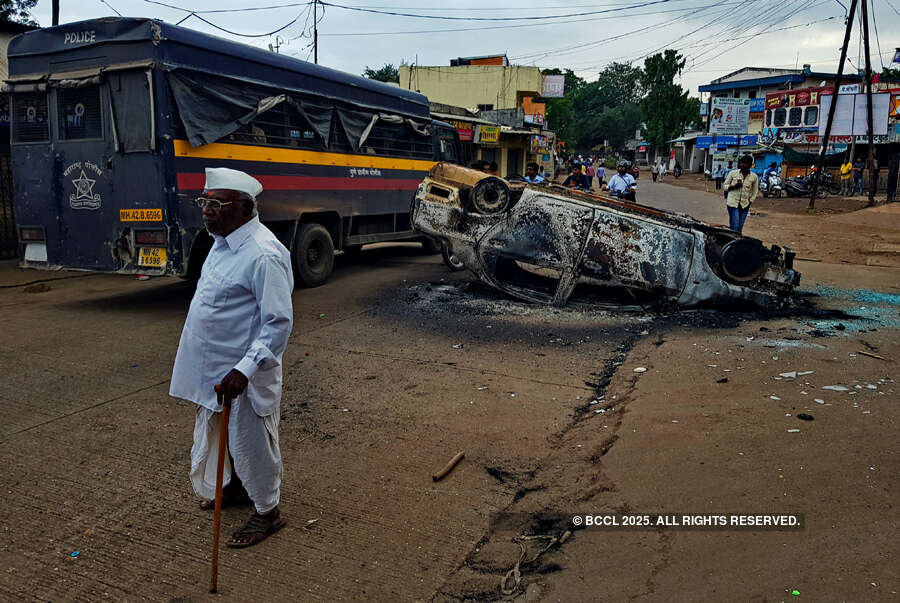 Maratha quotas: Protest turns violent again