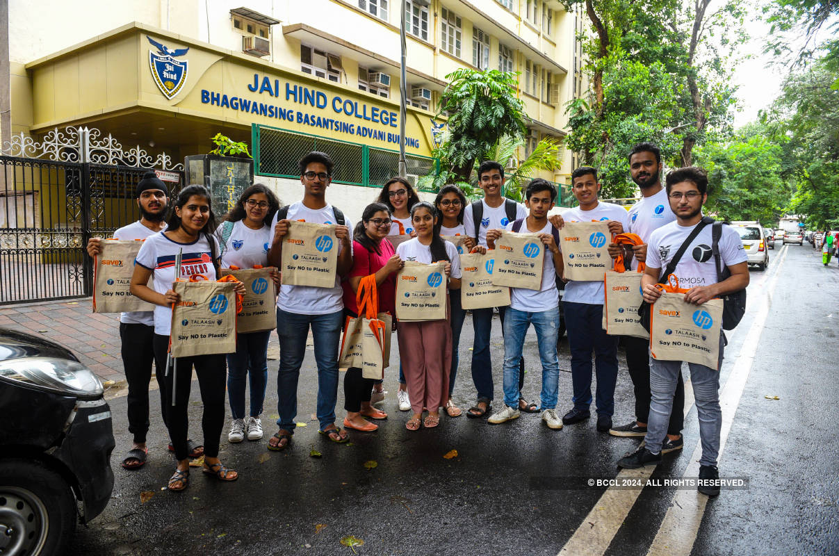Students organise a cloth bag donation drive