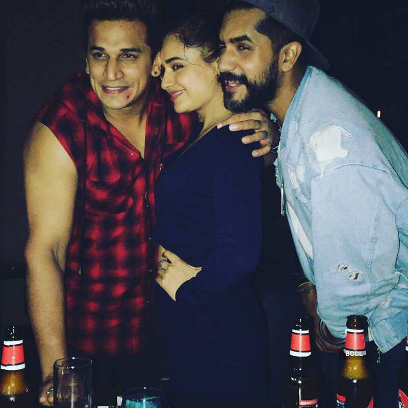 Yuvika Chaudhary, Prince Narula and Suyyash Rai