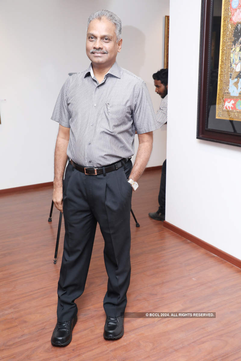 Tejasmi Das' Tanjore painting expo