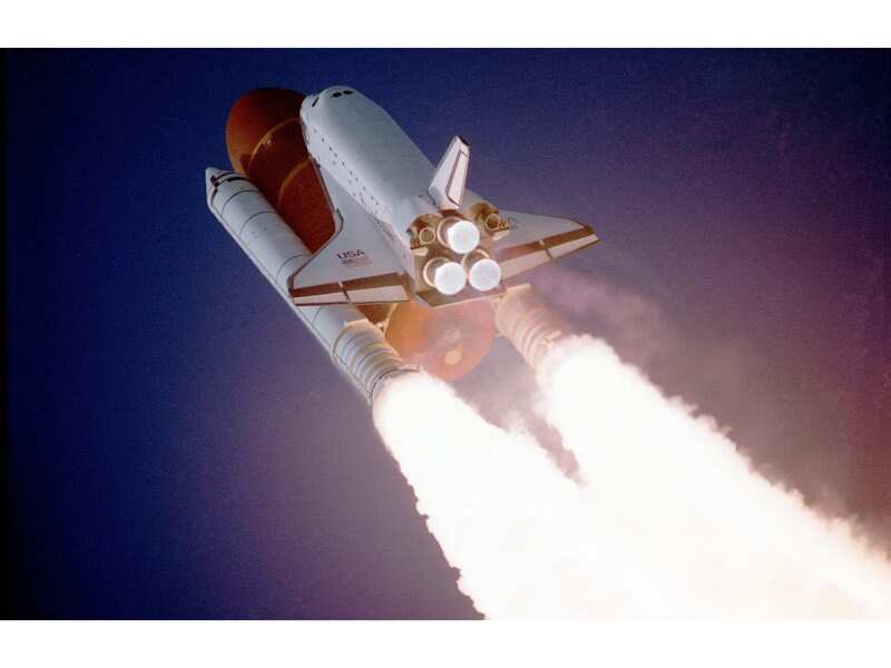 ​​NASA sends two iPhones aboard the STS-135 space shuttle.