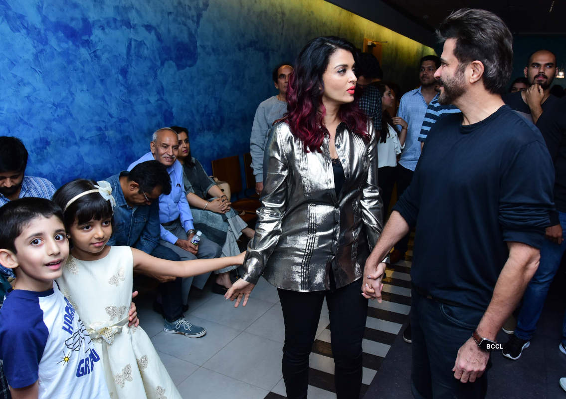 Anil Kapoor and Madhuri Dixit bond with Aishwarya Rai’s daughter Aaradhya, see pictures