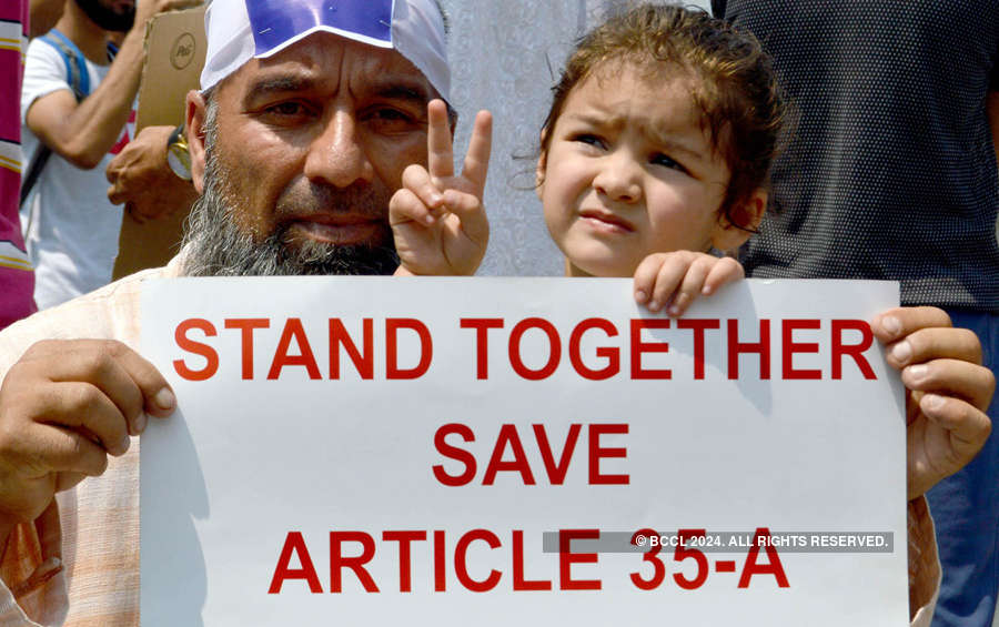 Protest over Article 35A cripples life in Kashmir